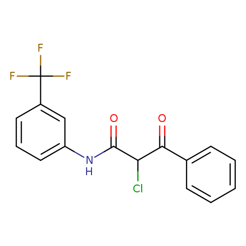 2-chloro-3-oxo-3-phenyl-N-[3-(trifluoromethyl)phenyl]propanamide