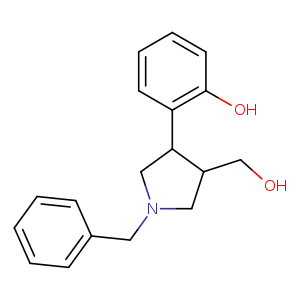 2-(1-Benzyl-4-(hydroxymethyl)pyrrolidin-3-yl)phenol