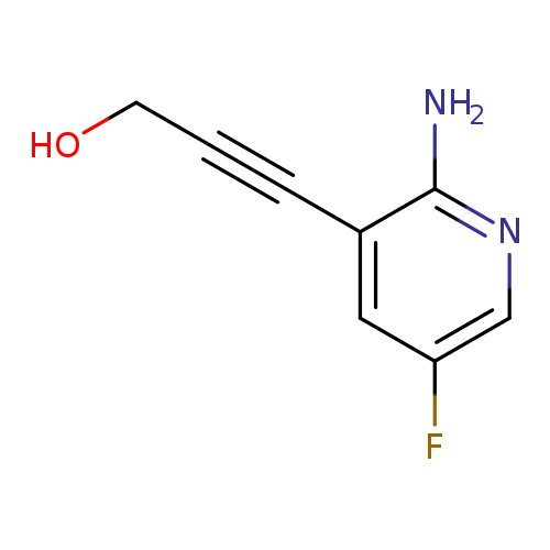 3-(2-Amino-5-fluoropyridin-3-yl)prop-2-yn-1-ol