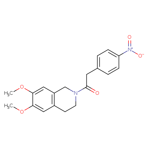 6,7-Dimethoxy-2-[(4-nitrophenyl)acetyl]-1,2,3,4-tetrahydroisoquinoline