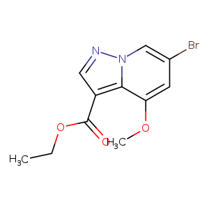 ETHYL 6-BROMO-4-METHOXYPYRAZOLO[1,5-A]PYRIDINE-3-CARBOXYLATE