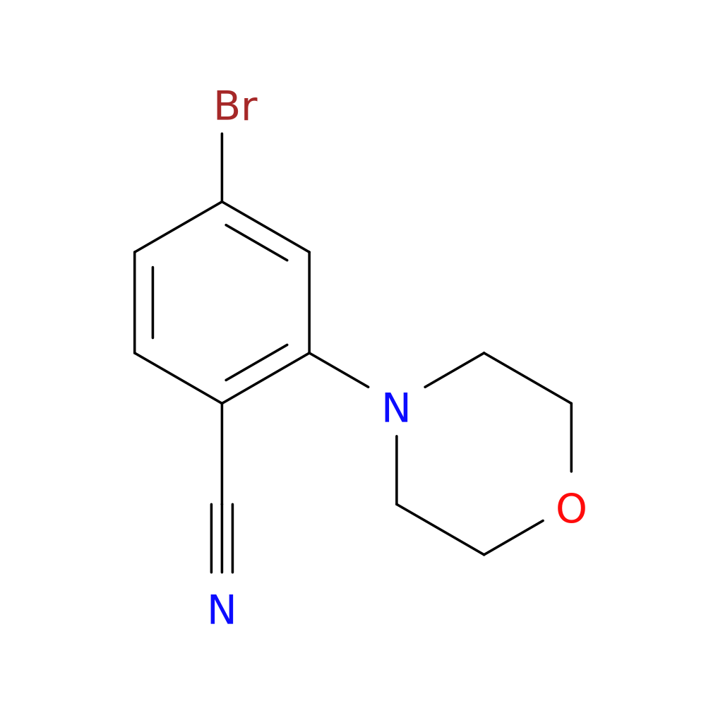 4-Bromo-2-(morpholin-4-yl)benzonitrile