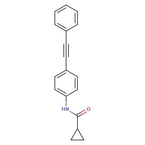 N-[4-(2-phenylethynyl)phenyl]cyclopropanecarboxamide