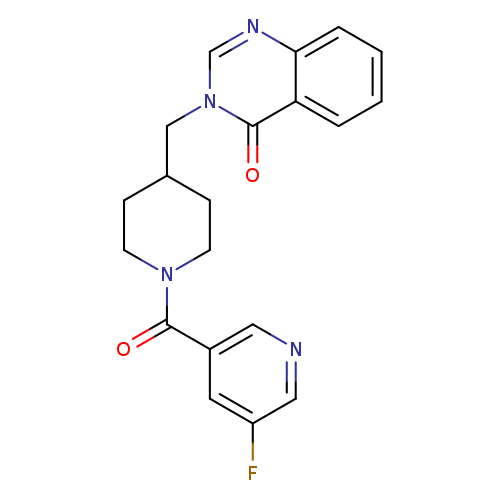3-{[1-(5-fluoropyridine-3-carbonyl)piperidin-4-yl]methyl}-3,4-dihydroquinazolin-4-one