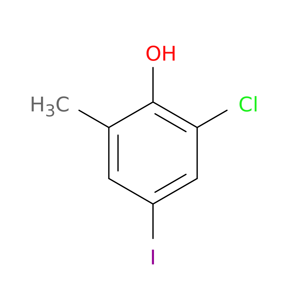 2-CHLORO-4-IODO-6-METHYLPHENOL