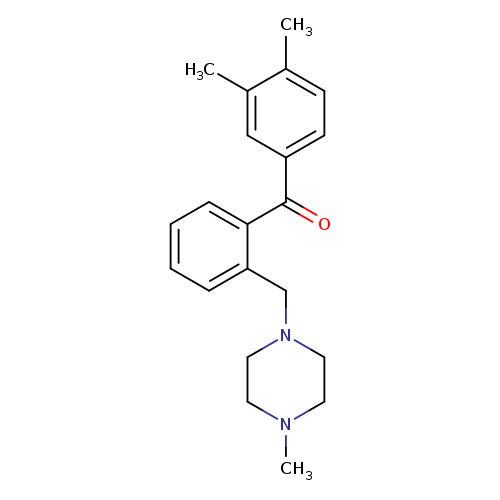 3,4-DIMETHYL-2'-(4-METHYLPIPERAZINOMETHYL) BENZOPHENONE