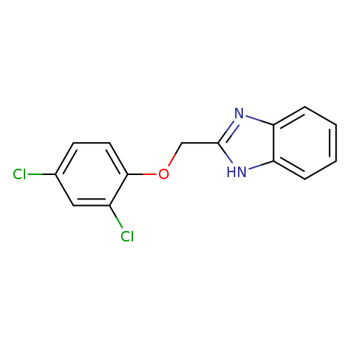 2-((2,4-Dichlorophenoxy)methyl)-1H-benzo[d]imidazole