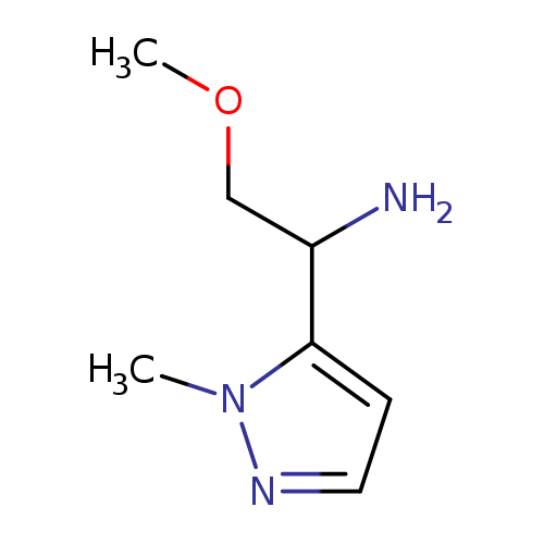 2-Methoxy-1-(1-methyl-1H-pyrazol-5-yl)ethanamine