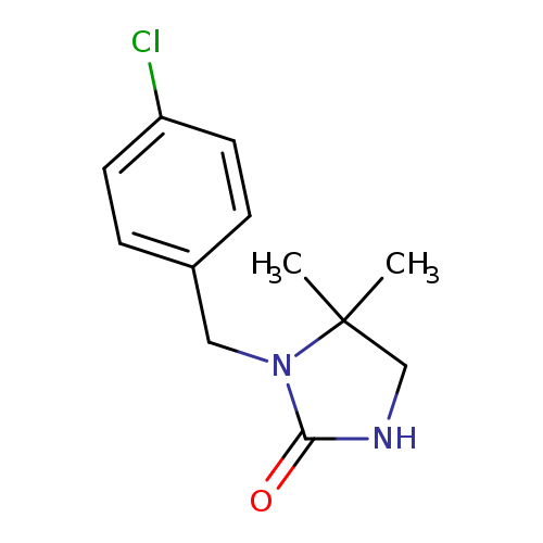 1-[(4-Chlorophenyl)methyl]-5,5-dimethylimidazolidin-2-one