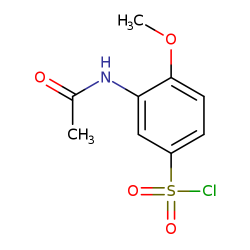 3-Acetamido-4-methoxy benzenesulphonyl chloride