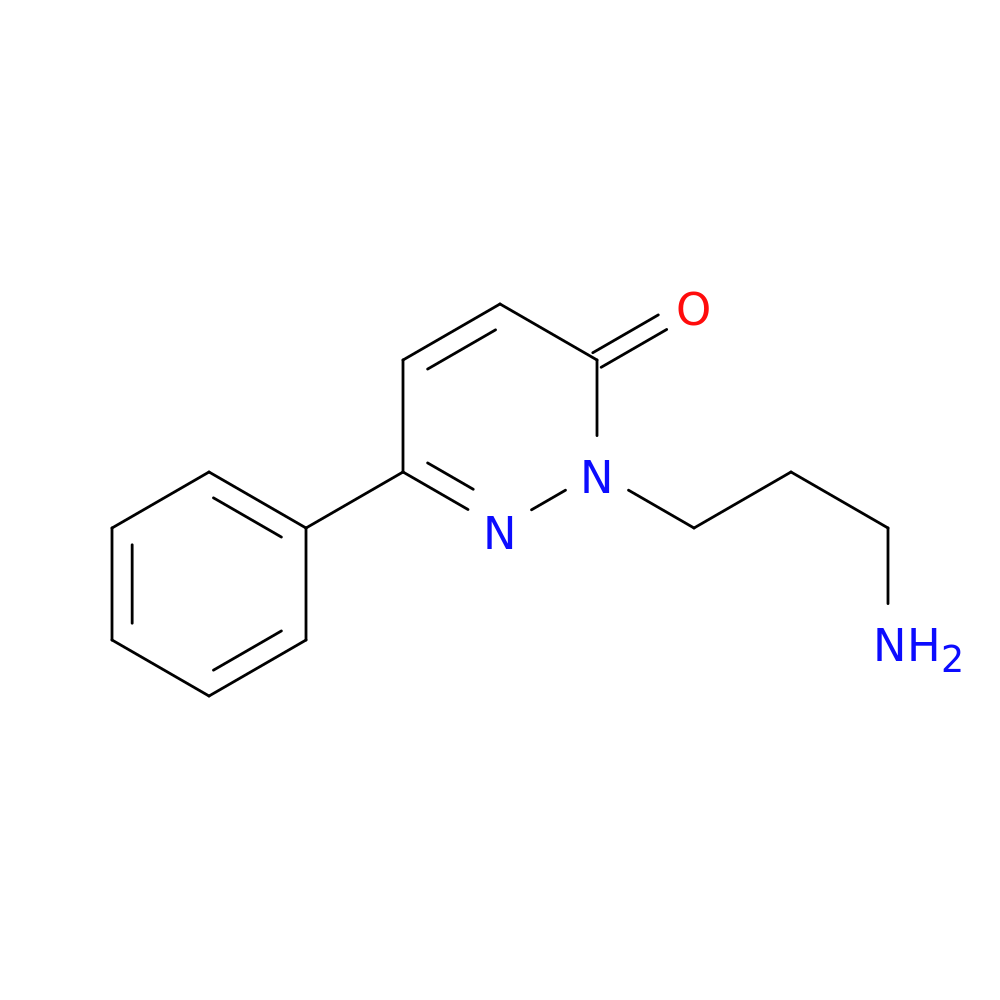 2-(3-aminopropyl)-6-phenyl-2,3-dihydropyridazin-3-one
