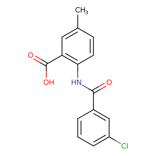 2-(3-chlorobenzamido)-5-methylbenzoic acid