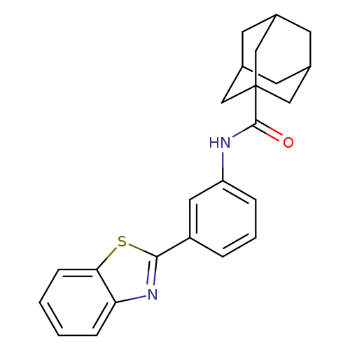N-[3-(1,3-benzothiazol-2-yl)phenyl]adamantane-1-carboxamide
