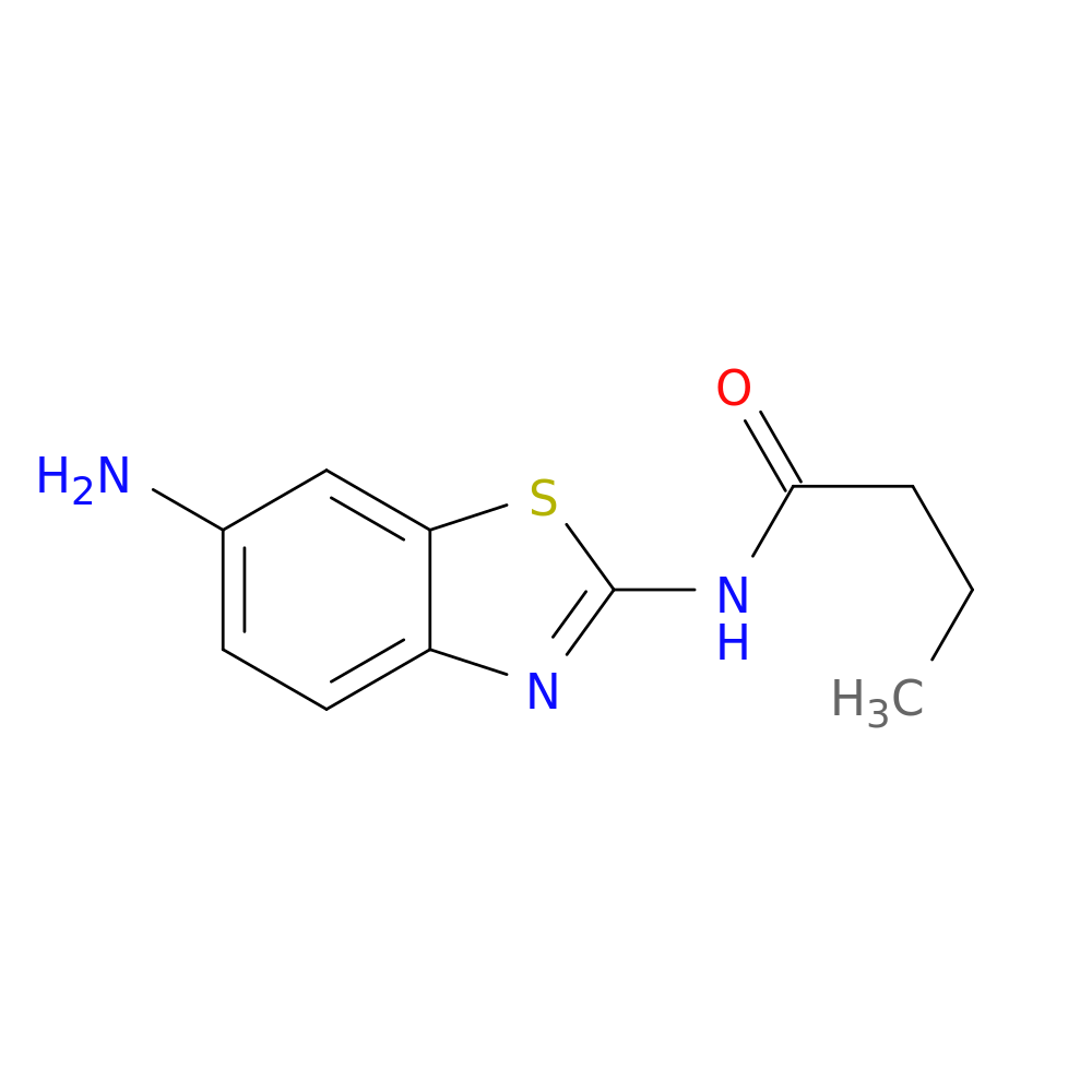 N-(6-Amino-1,3-benzothiazol-2-yl)butanamide