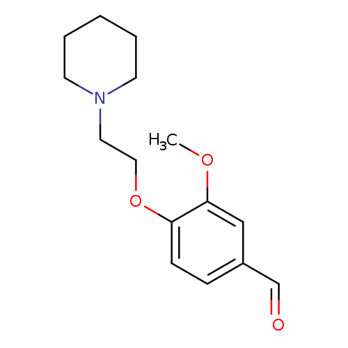 3-METHOXY-4-(2-PIPERIDIN-1-YL-ETHOXY)-BENZALDEHYDE