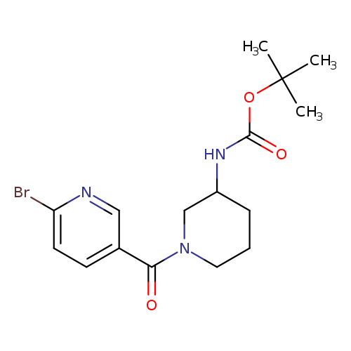 tert-butyl N-[1-(6-bromopyridine-3-carbonyl)piperidin-3-yl]carbamate