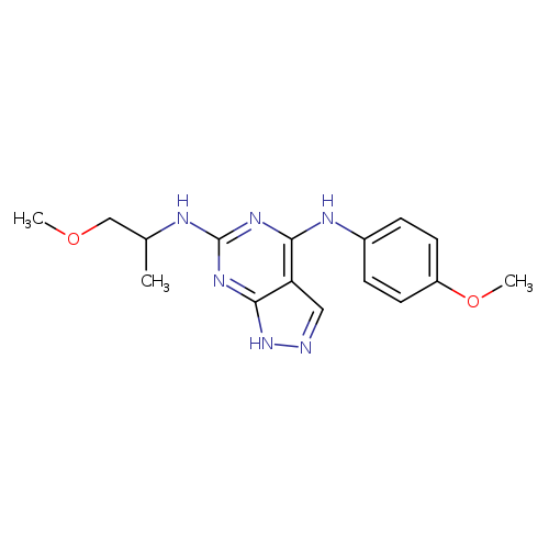 N4-(4-methoxyphenyl)-N6-(1-methoxypropan-2-yl)-1H-pyrazolo[3,4-d]pyrimidine-4,6-diamine