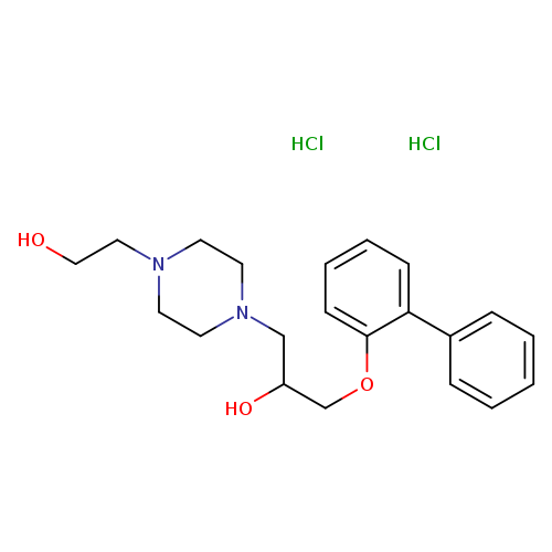 1-{[1,1'-biphenyl]-2-yloxy}-3-[4-(2-hydroxyethyl)piperazin-1-yl]propan-2-ol dihydrochloride