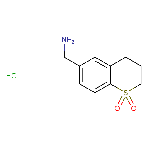 6-(aminomethyl)-3,4-dihydro-2H-1lambda6-benzothiopyran-1,1-dione hydrochloride