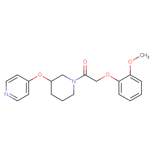 2-(2-methoxyphenoxy)-1-[3-(pyridin-4-yloxy)piperidin-1-yl]ethan-1-one