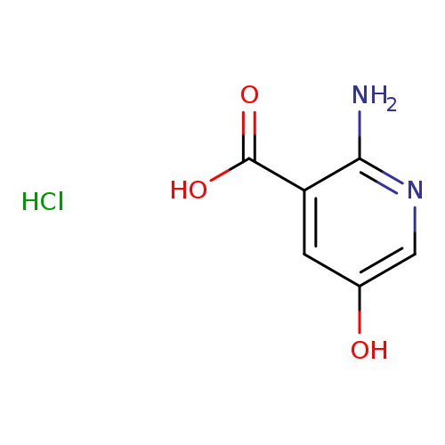 2-amino-5-hydroxypyridine-3-carboxylic acid hydrochloride