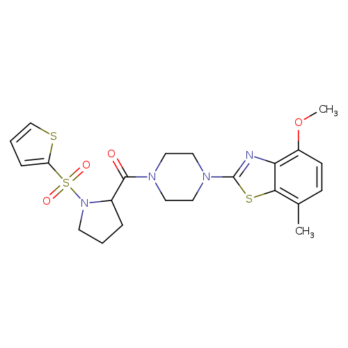 4-methoxy-7-methyl-2-{4-[1-(thiophene-2-sulfonyl)pyrrolidine-2-carbonyl]piperazin-1-yl}-1,3-benzothiazole