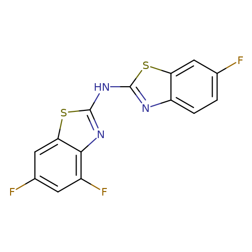 4,6-difluoro-N-(6-fluoro-1,3-benzothiazol-2-yl)-1,3-benzothiazol-2-amine