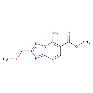 Methyl 7-amino-2-(methoxymethyl)[1,2,4]triazolo[1,5-a]pyrimidine-6-carboxylate