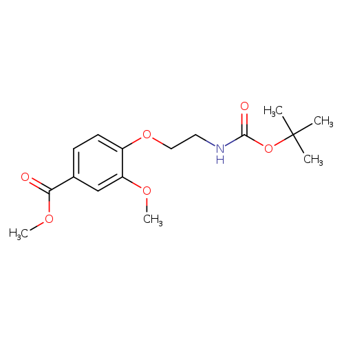 4-(2-tert-Butoxycarbonylamino-ethoxy)-3-methoxy-benzoic acid methyl ester