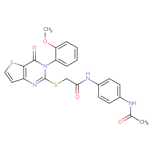 N-(4-acetamidophenyl)-2-{[3-(2-methoxyphenyl)-4-oxo-3H,4H-thieno[3,2-d]pyrimidin-2-yl]sulfanyl}acetamide