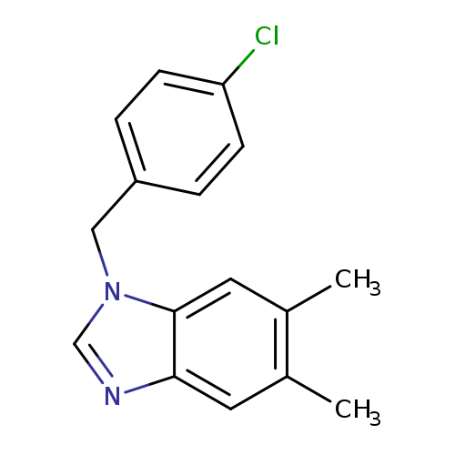 1-[(4-chlorophenyl)methyl]-5,6-dimethyl-1H-1,3-benzodiazole