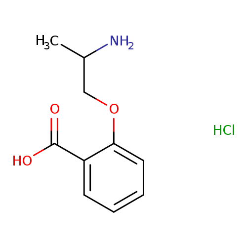 2-(2-aminopropoxy)benzoic acid hydrochloride