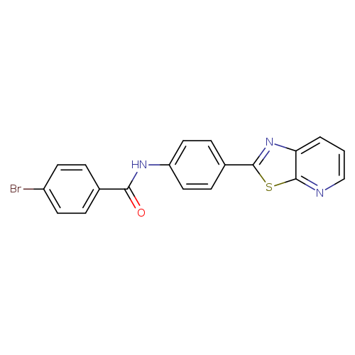 4-bromo-N-(4-{[1,3]thiazolo[5,4-b]pyridin-2-yl}phenyl)benzamide