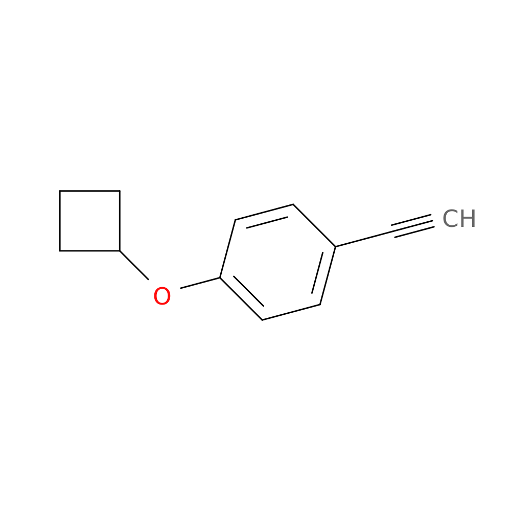 1-cyclobutoxy-4-ethynylbenzene