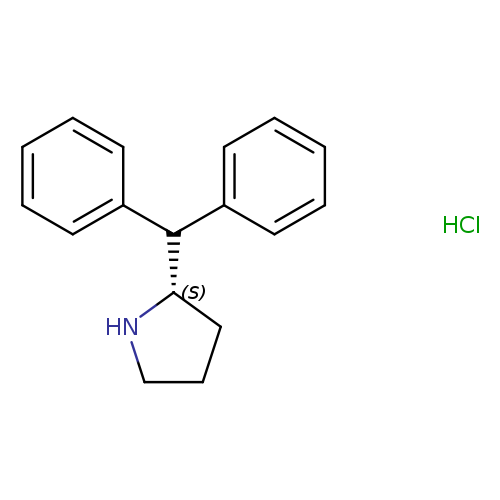 Pyrrolidine, 2-(diphenylmethyl)-, hydrochloride (1:1), (2S)-