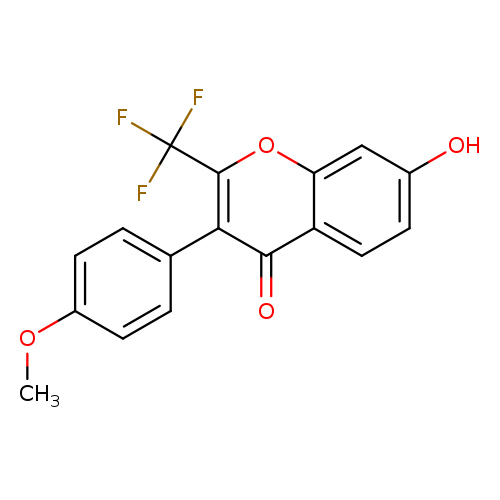 7-HYDROXY-3-(4-METHOXY-PHENYL)-2-TRIFLUOROMETHYL-CHROMEN-4-ONE