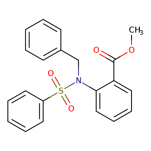 Methyl 2-[benzyl(phenylsulfonyl)amino]benzoate
