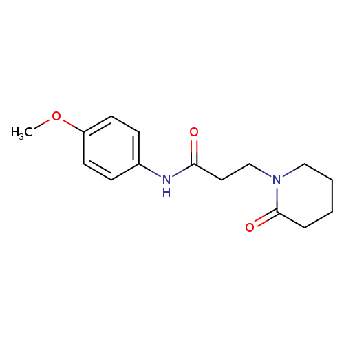 N-(4-Methoxyphenyl)-3-(2-oxopiperidin-1-yl)propanamide