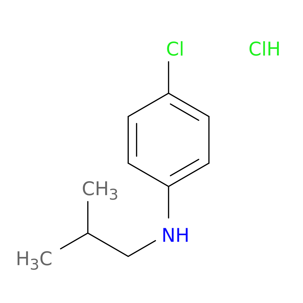 4-chloro-N-(2-methylpropyl)aniline hydrochloride