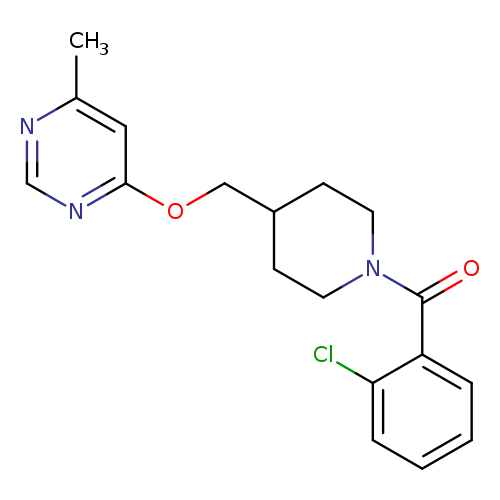 4-{[1-(2-chlorobenzoyl)piperidin-4-yl]methoxy}-6-methylpyrimidine