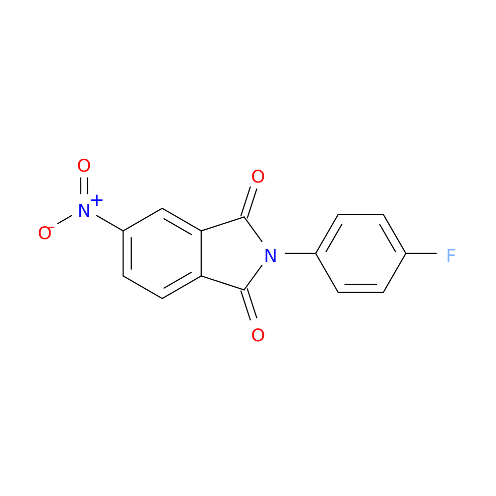 2-(4-fluorophenyl)-5-nitro-2,3-dihydro-1H-isoindole-1,3-dione