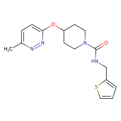 4-[(6-methylpyridazin-3-yl)oxy]-N-[(thiophen-2-yl)methyl]piperidine-1-carboxamide