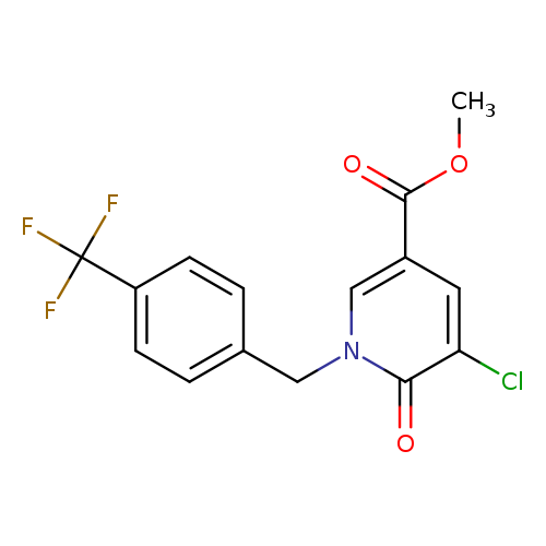 Methyl 5-chloro-1,6-dihydro-6-oxo-1-[4-(trifluoromethyl)benzyl]pyridine-3-carboxylate