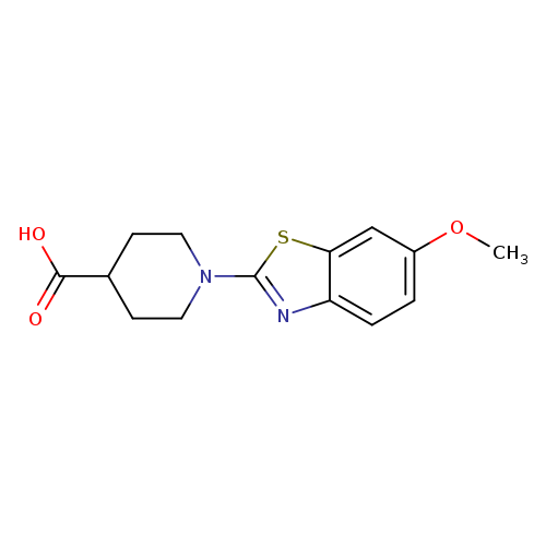 1-(6-Methoxybenzo[d]thiazol-2-yl)piperidine-4-carboxylic acid