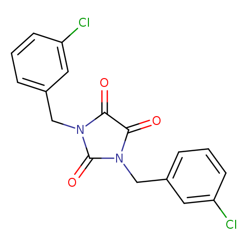 bis[(3-chlorophenyl)methyl]imidazolidine-2,4,5-trione