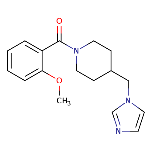 4-[(1H-imidazol-1-yl)methyl]-1-(2-methoxybenzoyl)piperidine