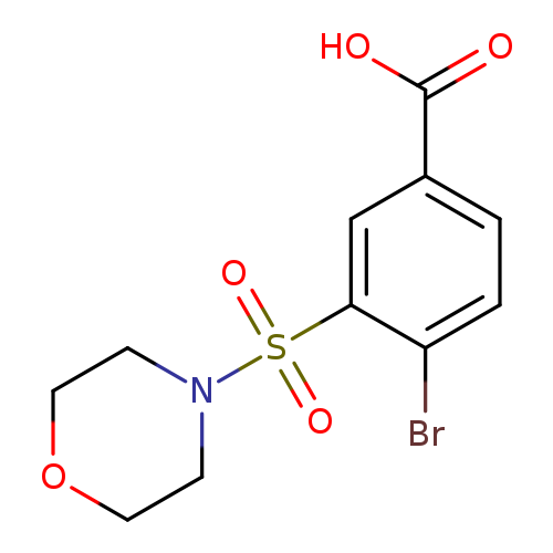 4-Bromo-3-(morpholine-4-sulfonyl)-benzoic acid