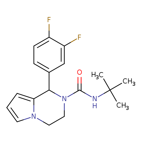 N-tert-butyl-1-(3,4-difluorophenyl)-1H,2H,3H,4H-pyrrolo[1,2-a]pyrazine-2-carboxamide