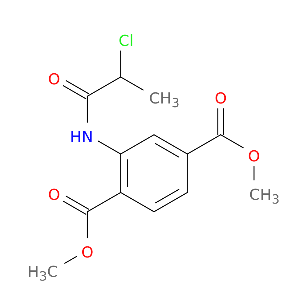 Dimethyl 2-[(2-chloropropanoyl)amino]terephthalate