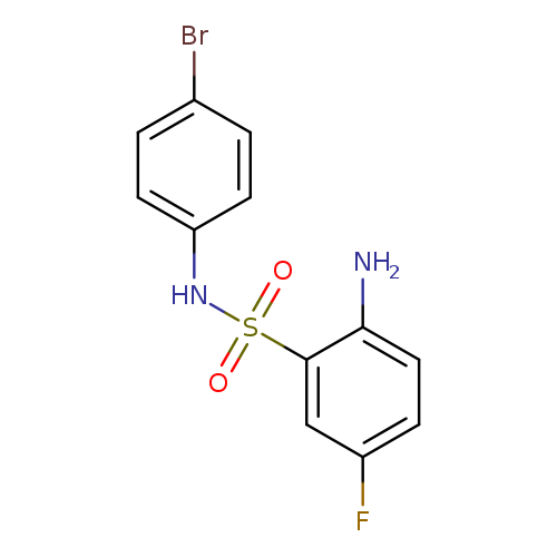 2-amino-N-(4-bromophenyl)-5-fluorobenzene-1-sulfonamide